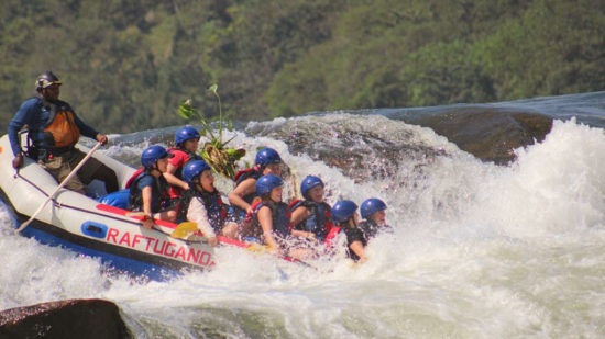 White Water rafting on the Nile in Jinja town